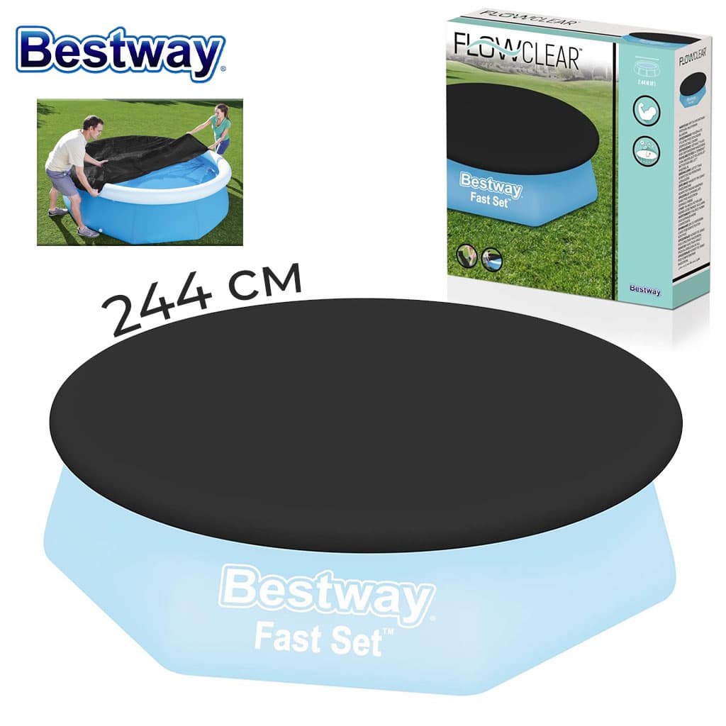 Grand bâche de piscine 244cm Bestway 58032 – غطاء مسبح - Vacance & Loisir - صورة 1