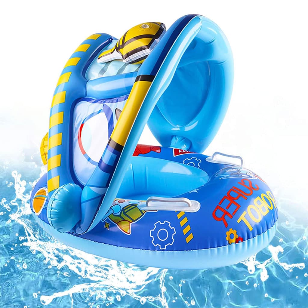 Bouée de natation gonflable pour bébé avec toit – عوامة أطفال مع مظلة - Vacance & Loisir - صورة 2