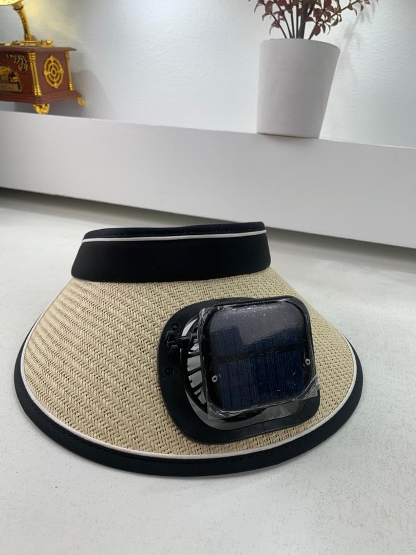 Casquette d’été avec Ventilateur de Refroidissement – قبعة مع مروحة تعمل بالطاقة الشمسية - Vacance & Loisir - صورة حقيقية 7