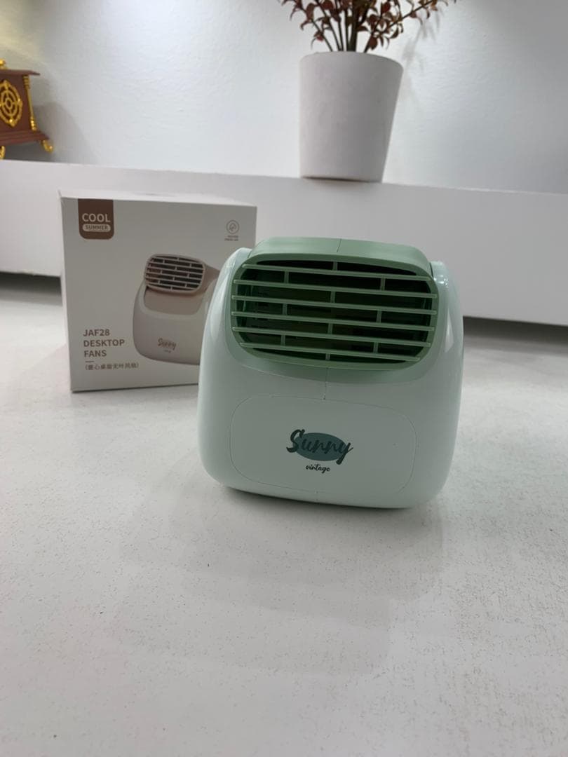 Sunny Climatiseur Portable Rechargeable Design Vintage – مبرد مكتب محمول - Électronique - صورة حقيقية 8