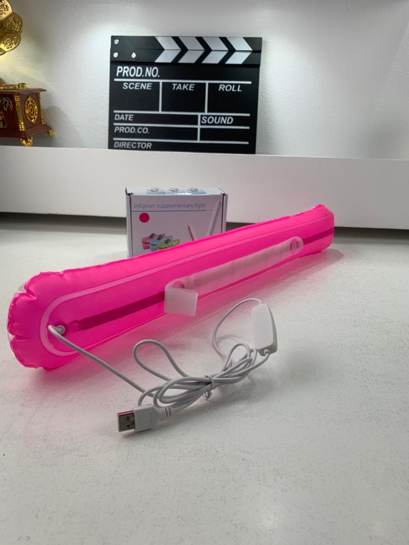 Tube LED Lumineux Gonflable 3000K-6500K facile à ranger – مصباح قابل للنفخ - Électronique - صورة حقيقية 8