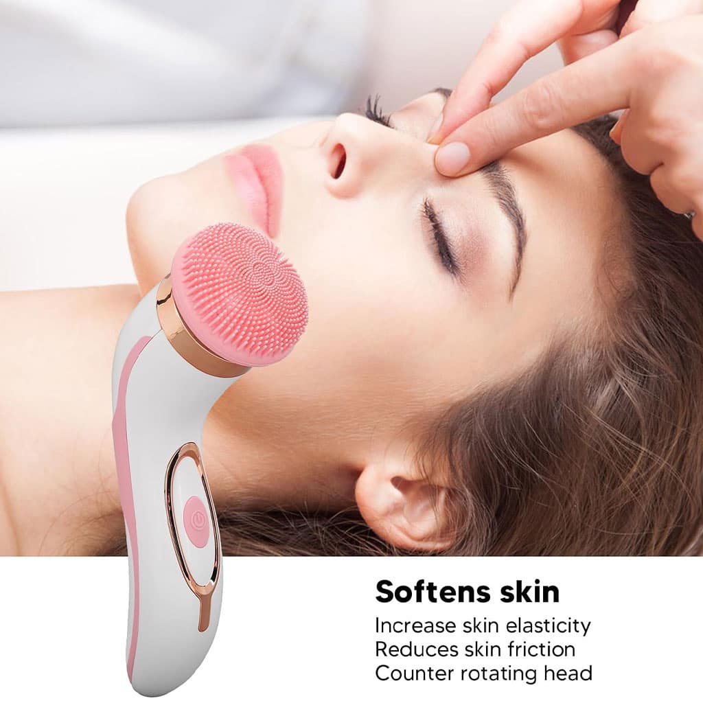 CNAIER Brosse Nettoyante Visage en Profondeur avec 3 embouts – جهاز تنظيف البشرة بعمق - Soins et Beauté - صورة 5