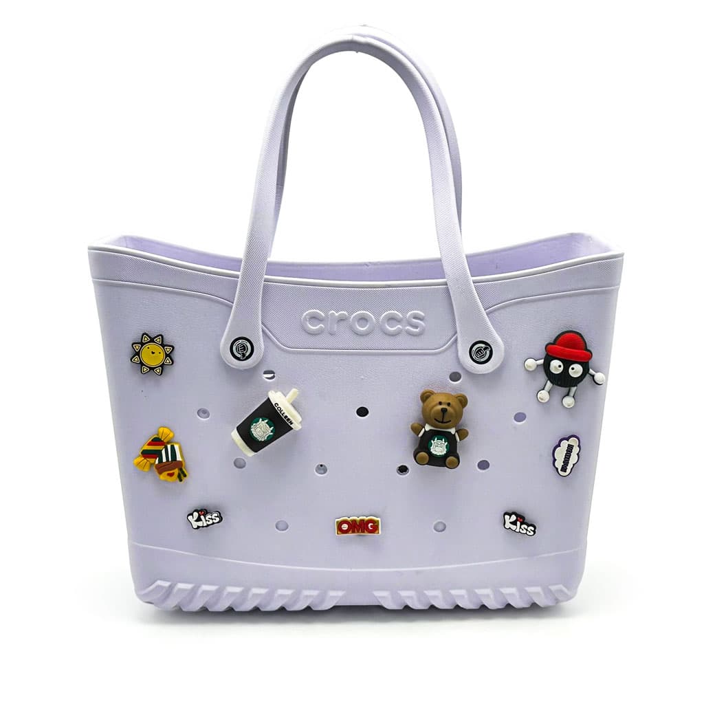 Crocs Sac fourre-tout de plage pour femmes imperméable – حقيبة نسائية للنزهات - Vacance & Loisir - صورة 4