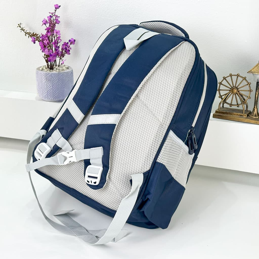 Sac à Dos pour Enfants avec Trousse Assortie KBAG Bleu Nuit V1 – حقيبة ظهر مدرسية للأطفال مع مقلمة أزرق ليلي - Sac à dos et Mode - صورة حقيقية 6