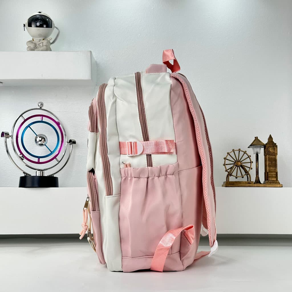Sacs à dos d’école Style Décontracté Milkshake Rose – حقيبة ظهر مدرسية وردي - Sac à dos et Mode - صورة 4