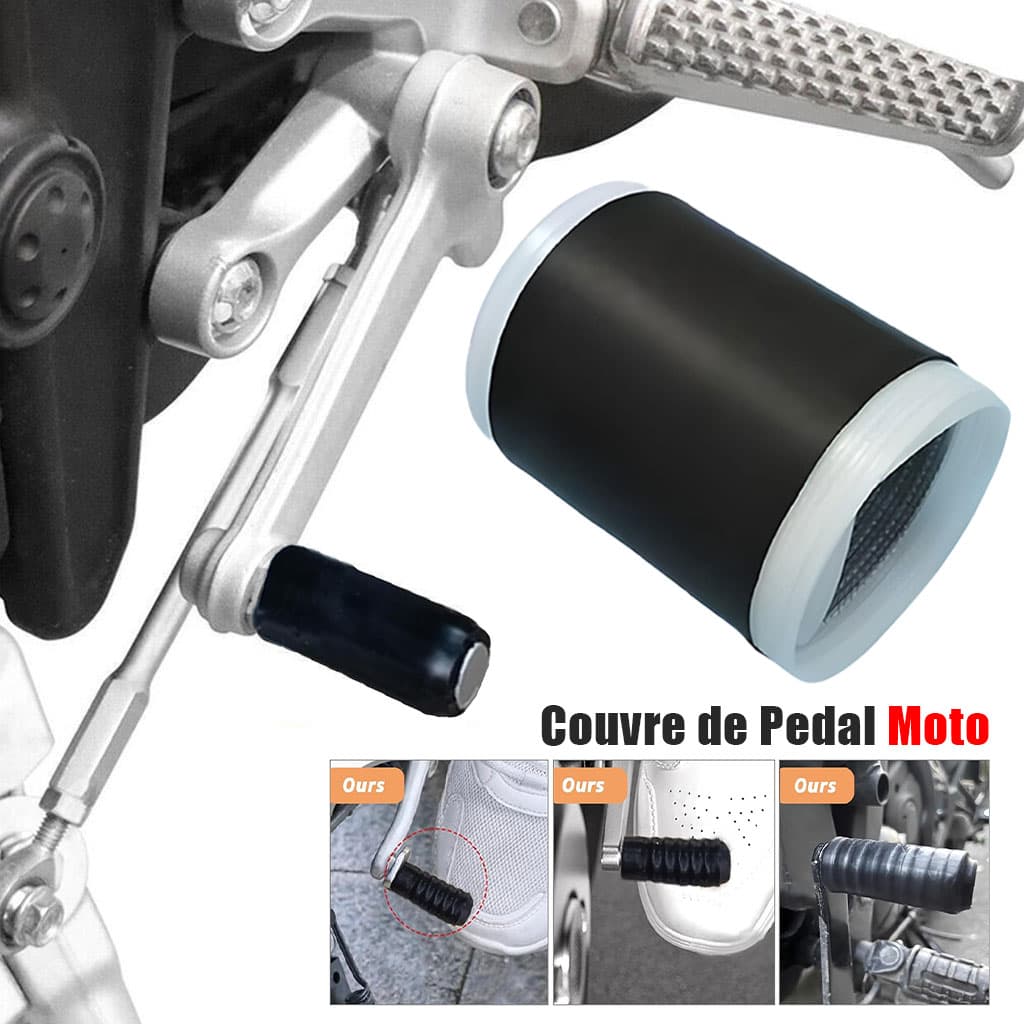 Protège Chaussures pour Moto en Caoutchouc Durable – أداة حماية الأحذية لسائقي الدراجات - Accessoires Auto/Moto - صورة 1