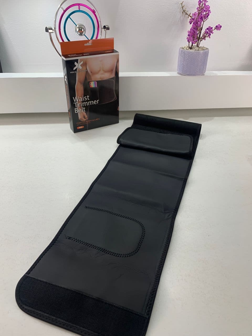 Ceinture de sudation pour Homme et Femme avec Poche Extérieure – حزام تنحيف - Sport - صورة حقيقية 10