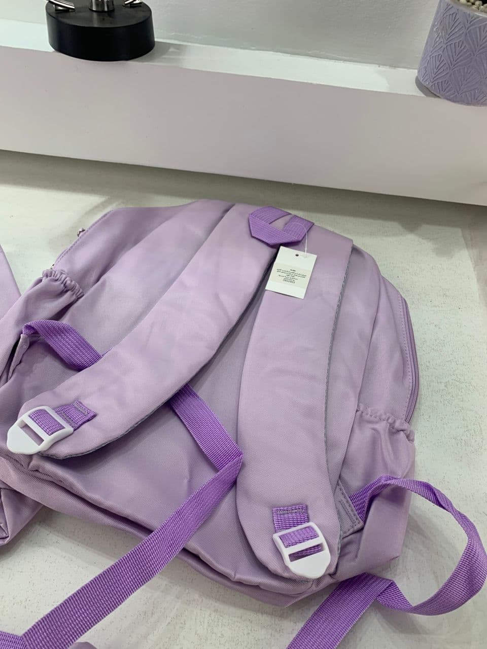 Ensemble de sacs d’école Kawai pour adolescents 3Pcs Ours Mauve – محفظة 3 قطع كاواي بنفسجي - Sac à dos et Mode - صورة حقيقية 8