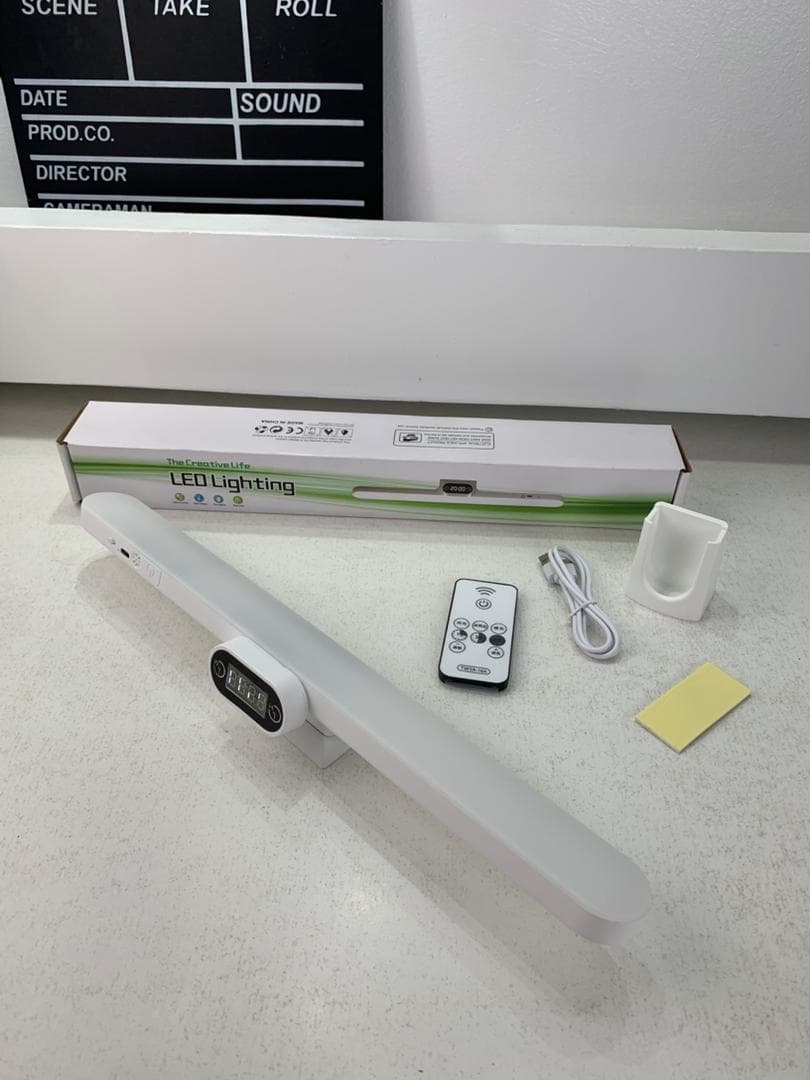 Barre lumineuse LED rechargeable tactile avec 3 modes de couleurs et minuterie GM – مصباح مغناطيسي قابل للتثبيت في عدة أماكن - Électronique - صورة حقيقية 8