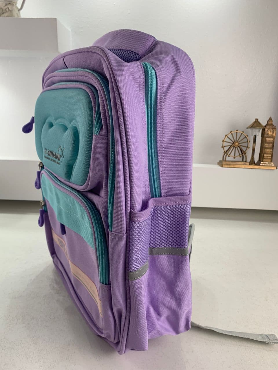 Sac à Dos Scolaire Orthopédique pour Enfants X-SHUAIQI Mauve – محفظة مدرسية للأطفال بنفسجي - Sac à dos et Mode - صورة حقيقية 5