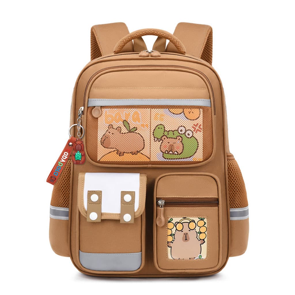 Sac à Dos Enfant pour École primaire de Haute Qualité Marron – حقيبة ظهر مدرسية للأطفال بني - Sac à dos et Mode - صورة 2