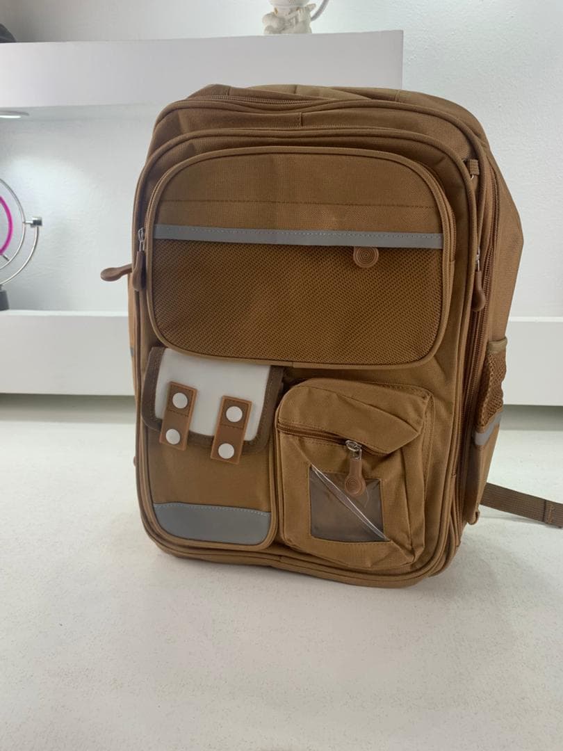 Sac à Dos Enfant pour École primaire de Haute Qualité Marron – حقيبة ظهر مدرسية للأطفال بني - Sac à dos et Mode - صورة حقيقية 4