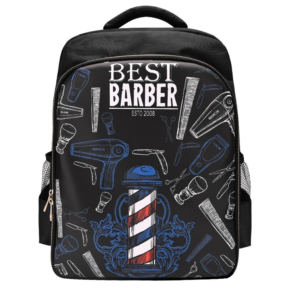 Sac à dos Coiffeur avec des Support pour Tondeuses et Outils Professionnels – حقيبة اغراض الحلاق - Divers - صورة 2