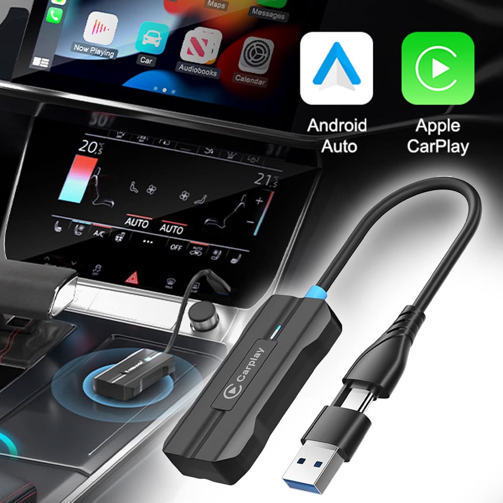 Adaptateur USB CarPlay Sans Fil pour Voitures - جهاز ميديا ذكي للسيارات - Accessoires Auto/Moto - صورة 1
