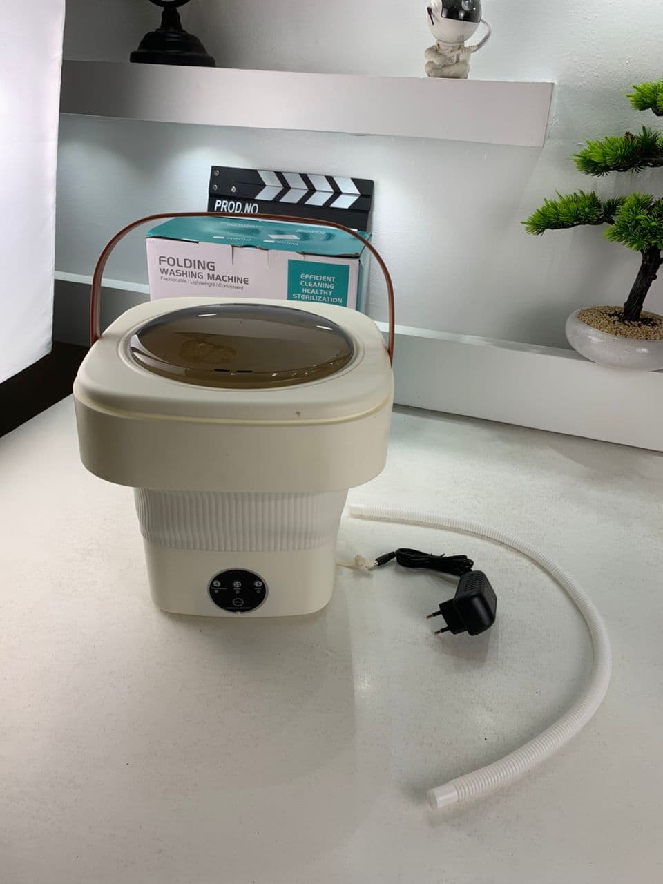 Mini Machine à Laver Pliable et Portable 3 Modes avec Fonction Déshydratation – غسالة ملابس محمولة - Maison - صورة حقيقية 8