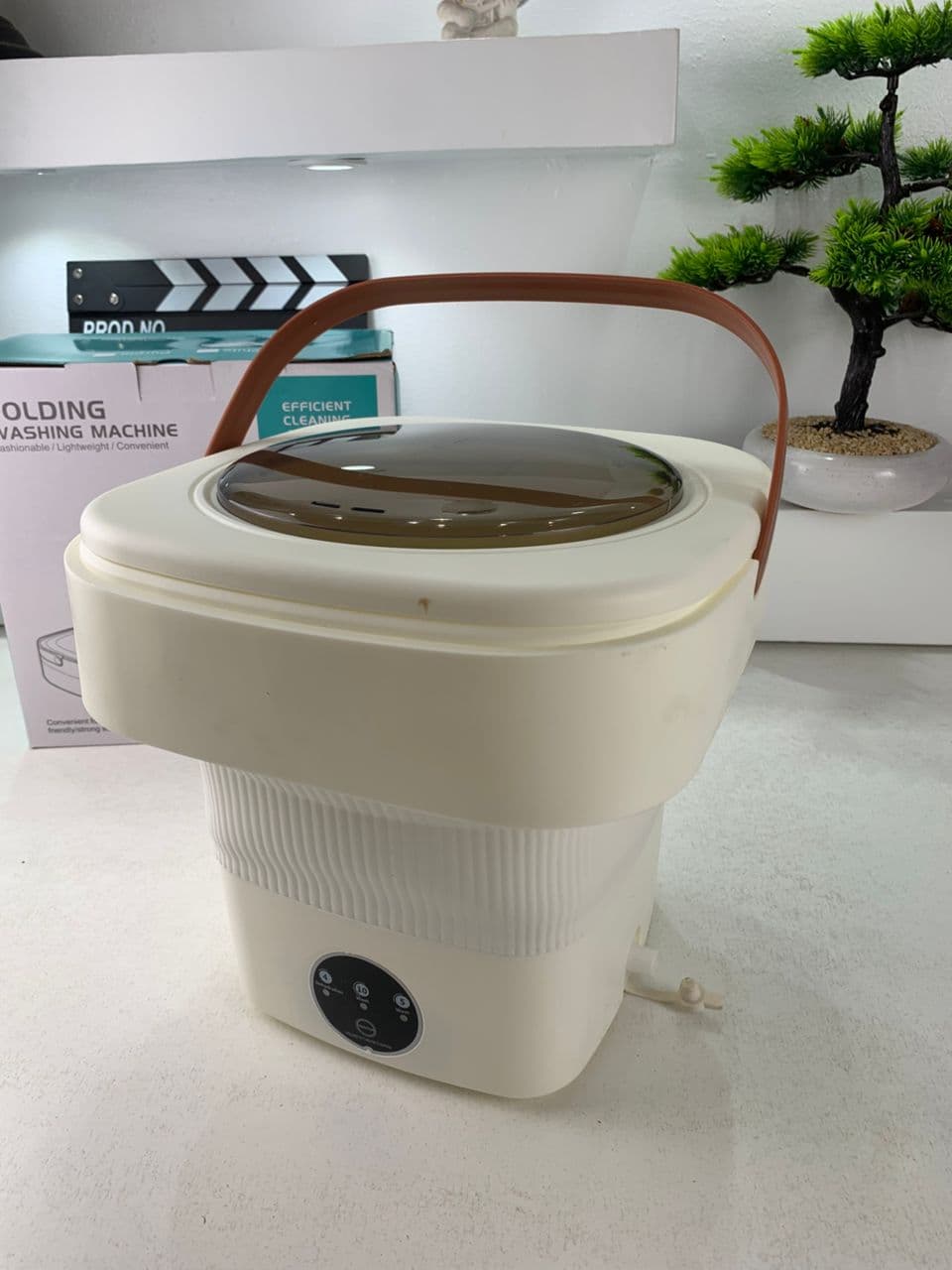 Mini Machine à Laver Pliable et Portable 3 Modes avec Fonction Déshydratation – غسالة ملابس محمولة - Maison - صورة حقيقية 9