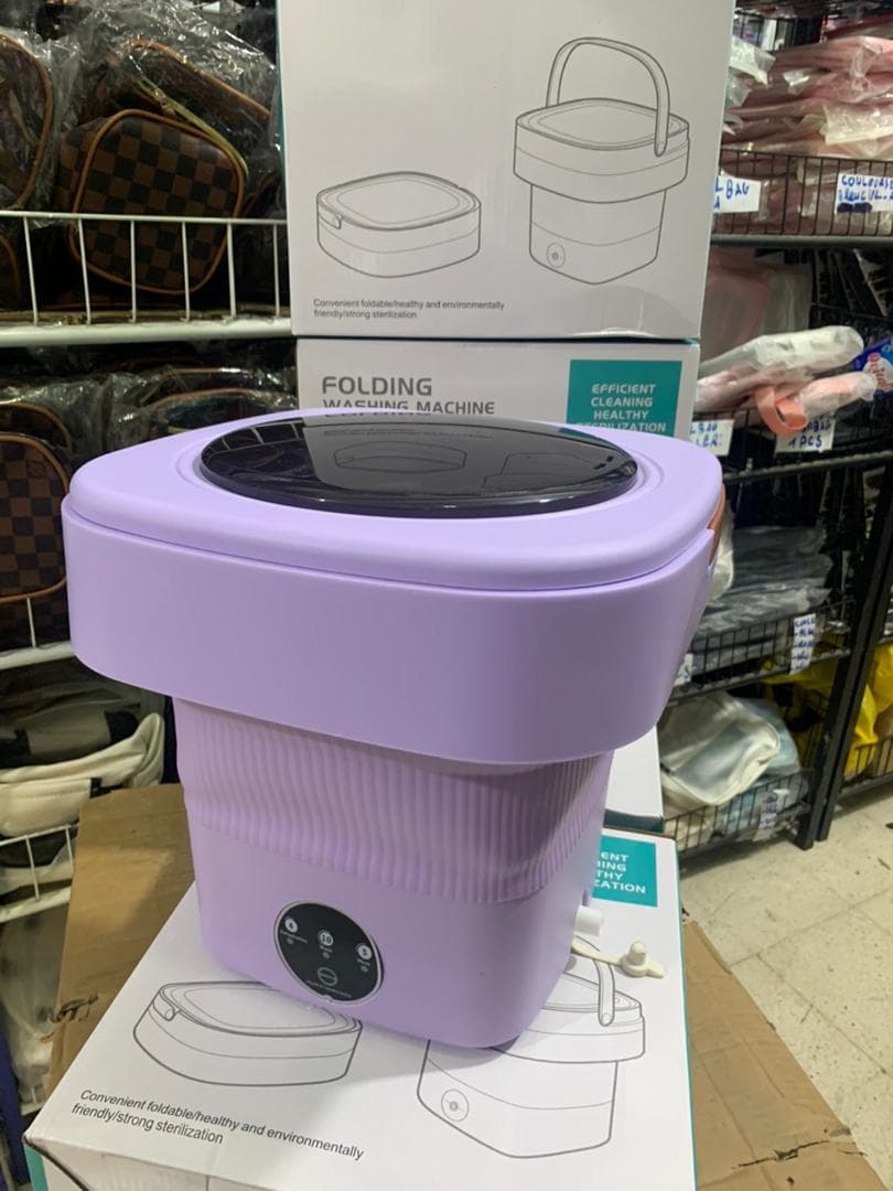Mini Machine à Laver Pliable et Portable 3 Modes avec Fonction Déshydratation – غسالة ملابس محمولة - Maison - صورة حقيقية 12