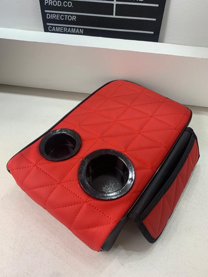 Housse d’accoudoir de voiture avec porte-gobelet - Accessoires Auto/Moto - صورة حقيقية 9