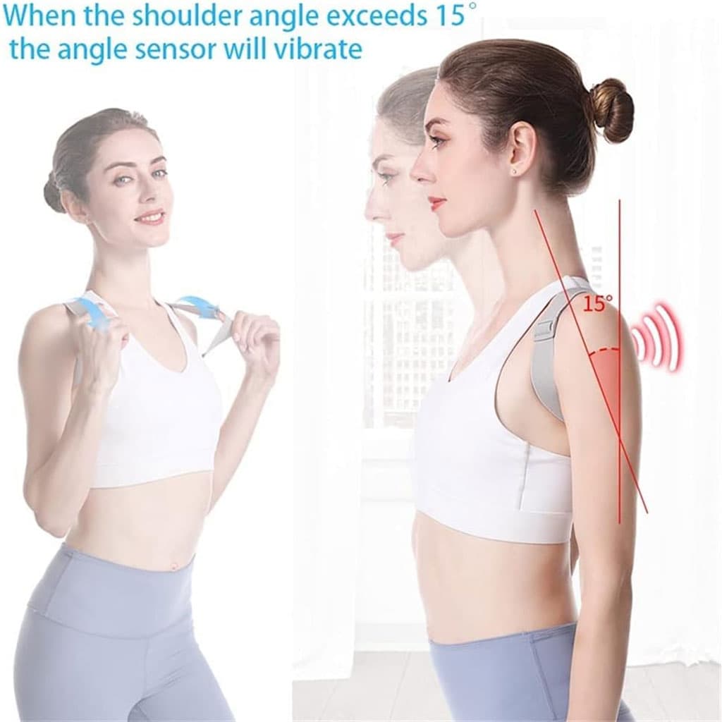 Ceinture de Correction de Posture Intelligente avec Vibration – حزام تصحيح وضعية الظهر - Sport - صورة 2