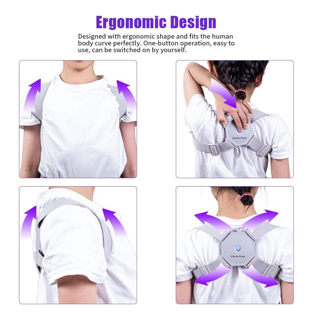 Ceinture de Correction de Posture Intelligente avec Vibration – حزام تصحيح وضعية الظهر - Sport - صورة 5