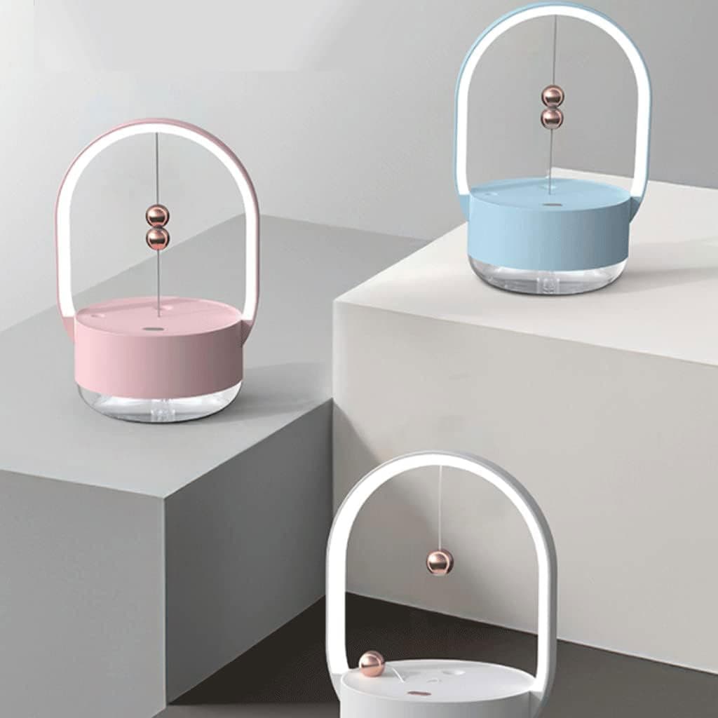 Humidificateur à brume de 350 ml portatifs avec veilleuse rechargeable USB – معطر جو مع مصباح 2في1 - Décoration - صورة 3