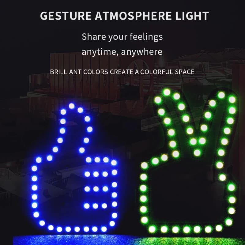 Lumière LED Doigts de Signalisation pour Voitures 1PCS - Accessoires Auto/Moto - صورة 4