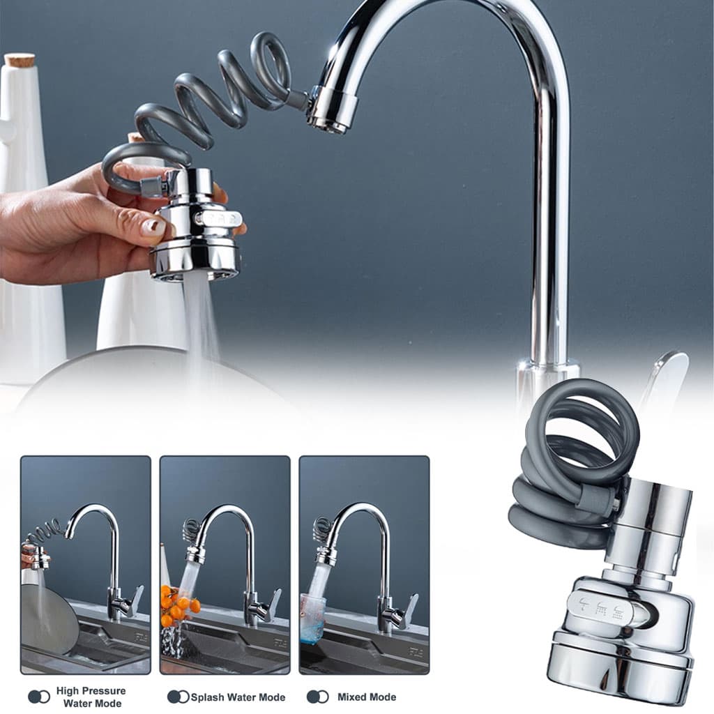Pulvérisateur d’évier de cuisine à économie d’eau avec tuyau extensible – مرش مياه قابل للتمدد - Outillage et Bricolage - صورة 1