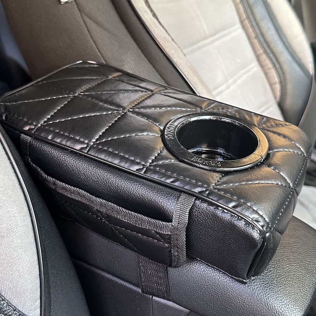 Coussin d’accoudoir de voiture avec porte-gobelet V2 – وسادة منظم الأغراض في السيارة - Accessoires Auto/Moto - صورة 5