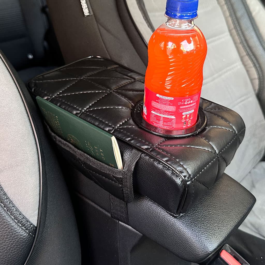 Coussin d’accoudoir de voiture avec porte-gobelet V2 – وسادة منظم الأغراض في السيارة - Accessoires Auto/Moto - صورة 6
