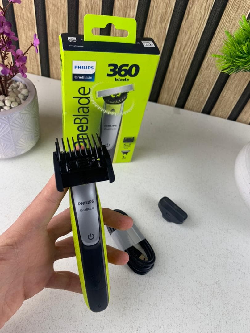 Philips OneBlade QP2734/23 Tondeuse Rechargeable Original – ماكينة حلاقة أصلية للرجال - Soins et Beauté - صورة حقيقية 8