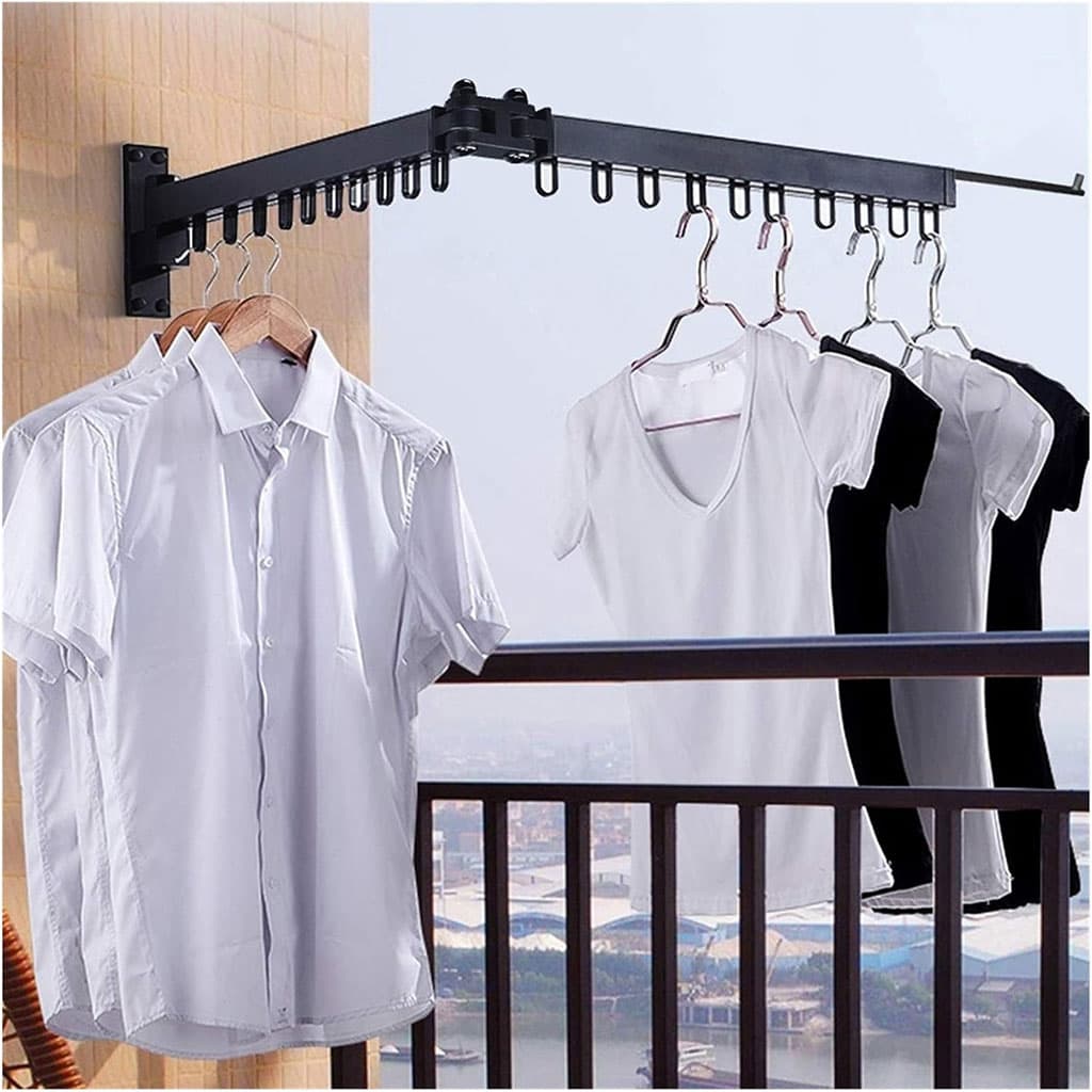 Séchoir à Linge Rétractable pour Gagner de L’espace – علاقة ملابس لتوفير المساحة - Maison - صورة 1