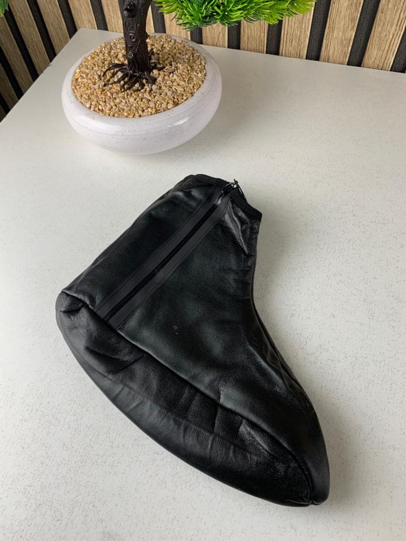Paire de Chaussettes Chaudes d’hiver unisexes en cuir zippées - Divers - صورة حقيقية 8