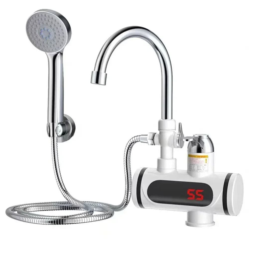 Robinet chauffant électrique avec douchette pour salle de bain – سخان مياه سريع للحمام - Maison - صورة 2