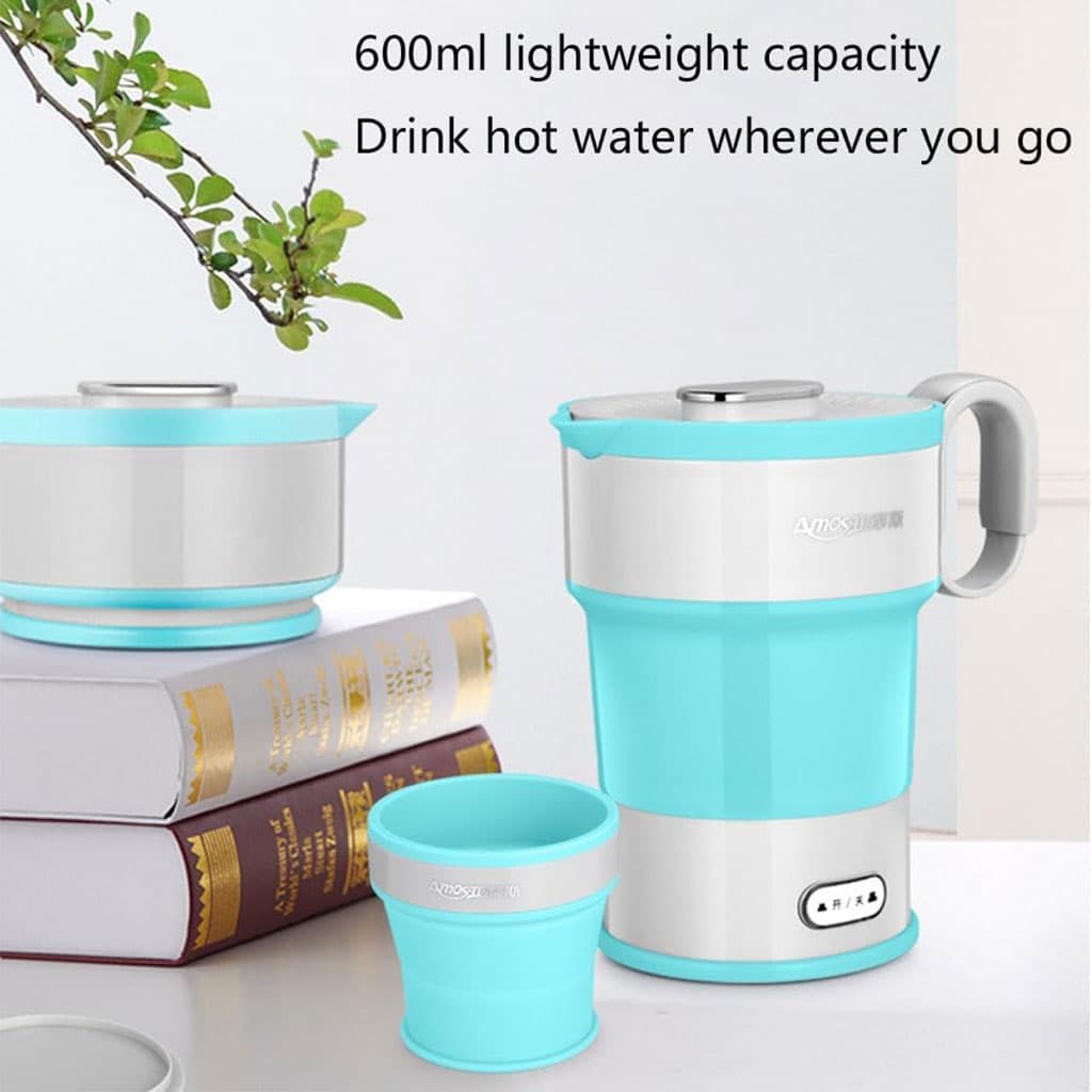 Bouilloire Électrique Pliable en Silicone Alimentaire avec Gobelet Pliable – غلاية مياه قابلة للطي ومحمولة - Cuisine - صورة 2