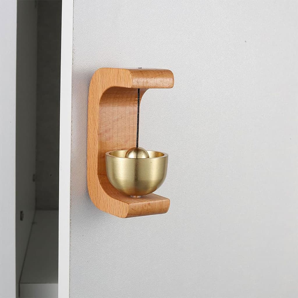Sonnette de porte vintage style japonais en bois – جرس باب بتصميم أنيق - Maison - صورة 5