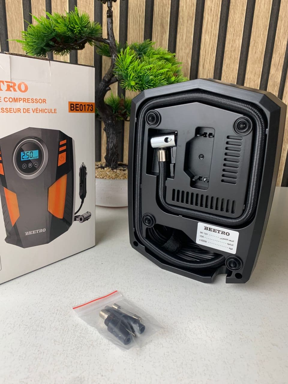 Compresseur d’Air Numérique pour Voiture et Moto 150Psi BE0173 – جهاز ضغط العجلات محمول - Accessoires Auto/Moto - صورة حقيقية 9