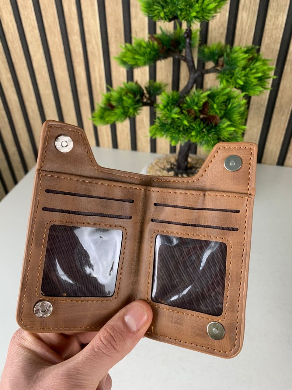 Étui portefeuille zippé pour téléphone avec emplacement de cartes – محفظة نقود وبطاقات - Accessoires - صورة حقيقية 11