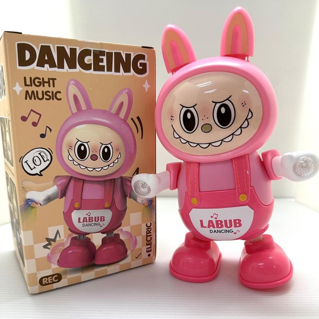 Labubu jouet dansant et chantant avec projecteur sonore et lumineux - Jouet & Gaming - صورة 2