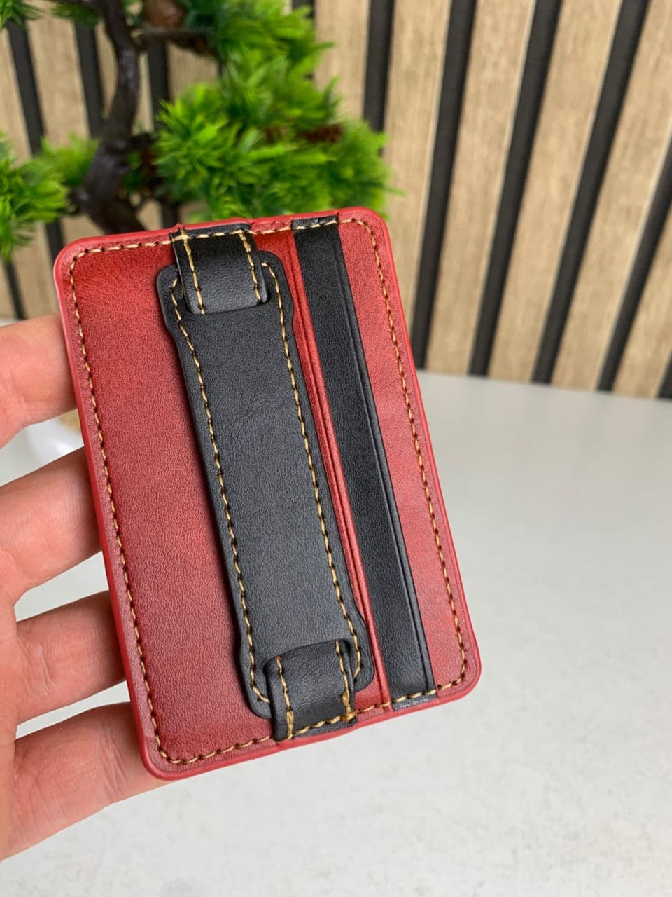 Étui porte-cartes pour téléphone portable auto-adhésif – حاملة بطاقات خلف الهاتف - Accessoires - صورة حقيقية 10