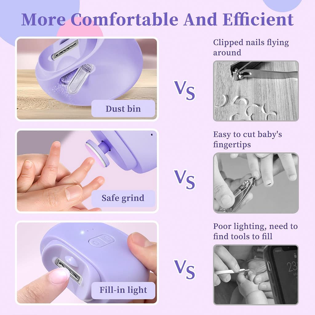 Coupe-ongles et lime à ongles électriques avec 9 têtes – جهاز قص الأظافر - Soins et Beauté - صورة 4