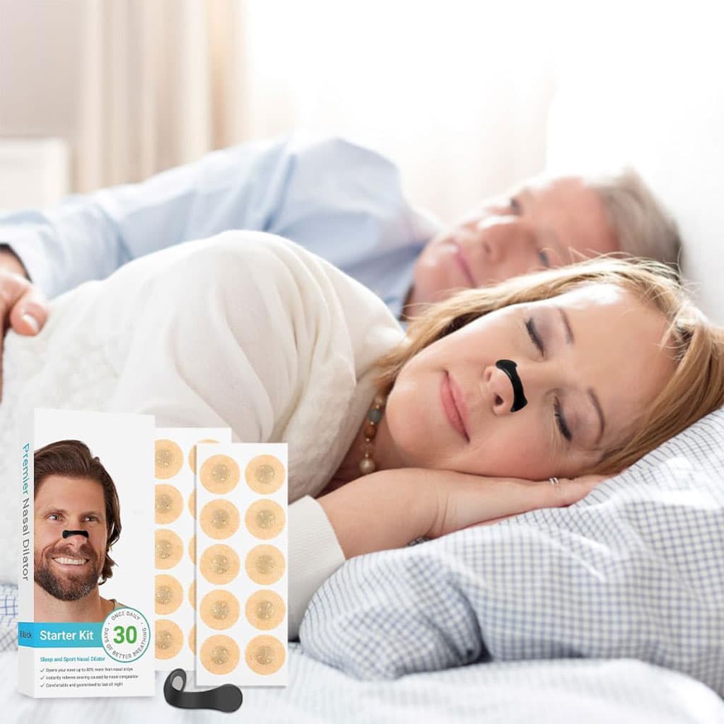 Bandelettes nasales magnétiques anti-ronflement pour un meilleur sommeil – شرائط أنفية مغناطيسية للرياضة والنوم مضادة للشخير - Soins et Beauté - صورة 2