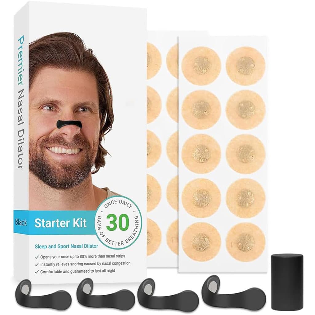 Bandelettes nasales magnétiques anti-ronflement pour un meilleur sommeil – شرائط أنفية مغناطيسية للرياضة والنوم مضادة للشخير - Soins et Beauté - صورة 3