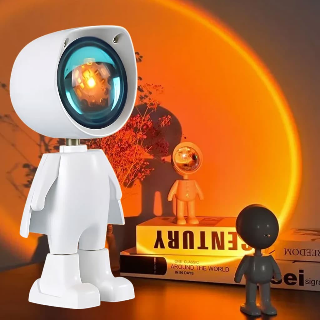 Astronaute Lampe de coucher de soleil pour chambre et décoration intérieure - Décoration - صورة 1