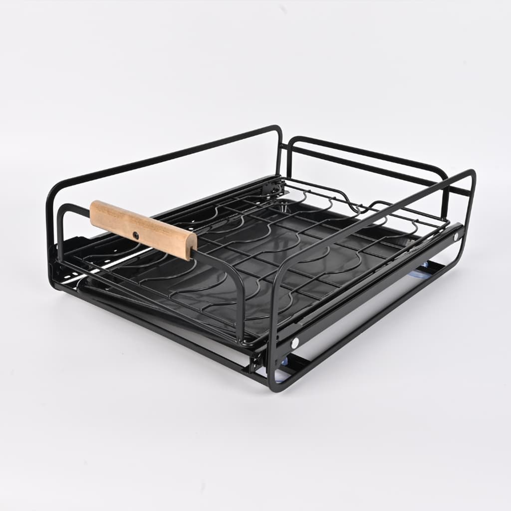 Égouttoir à vaisselle avec poignées en bois pour cuisine – منظم أواني داخل رف المطبخ - Cuisine - صورة 6