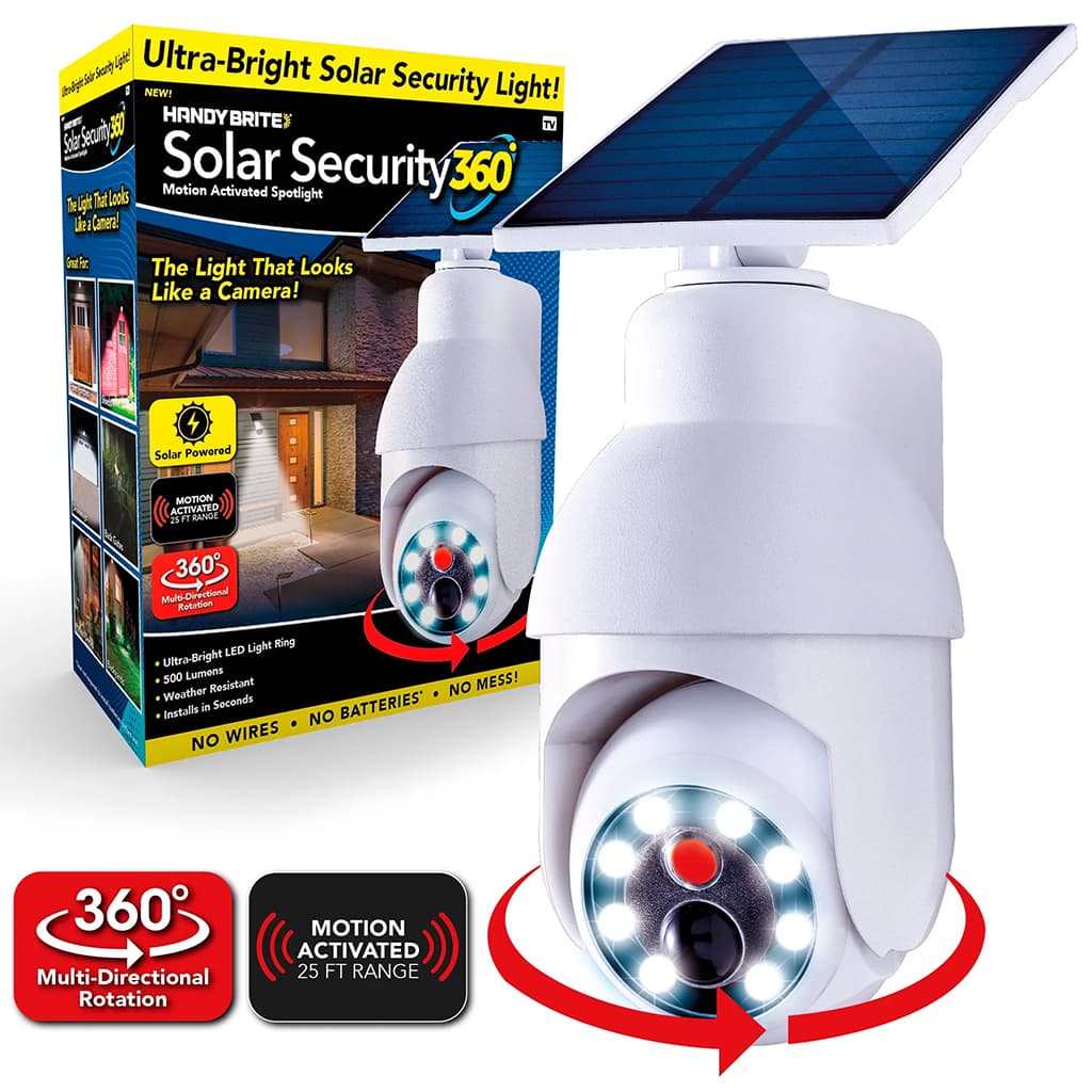 Faux caméra et lampe solaire à détecteur de mouvement – مصباح ليلي على شكل كاميرة - Outillage et Bricolage - صورة 1
