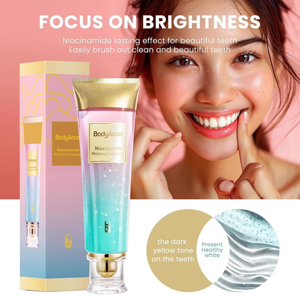 Dentifrice blanchissant à la niacinamide BodyAccel – معجون تبييض الأسنان - Soins et Beauté - صورة 5