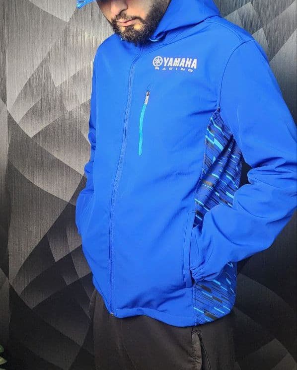 Yamaha Racing Veste Softshell à Capuche Unisexe – سترة ياماها جودة عالية - Accessoires Auto/Moto - صورة حقيقية 8
