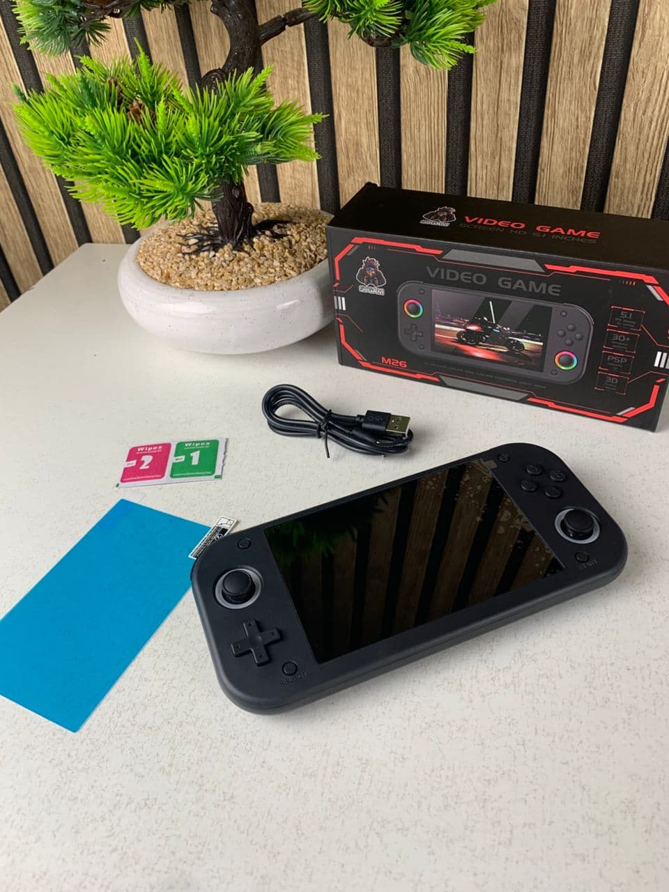 Console de jeu portable rétro M26 plus de 20 000 jeux 25 émulateurs 64GB – جهاز ألعاب محمول - Jouet & Gaming - صورة حقيقية 9