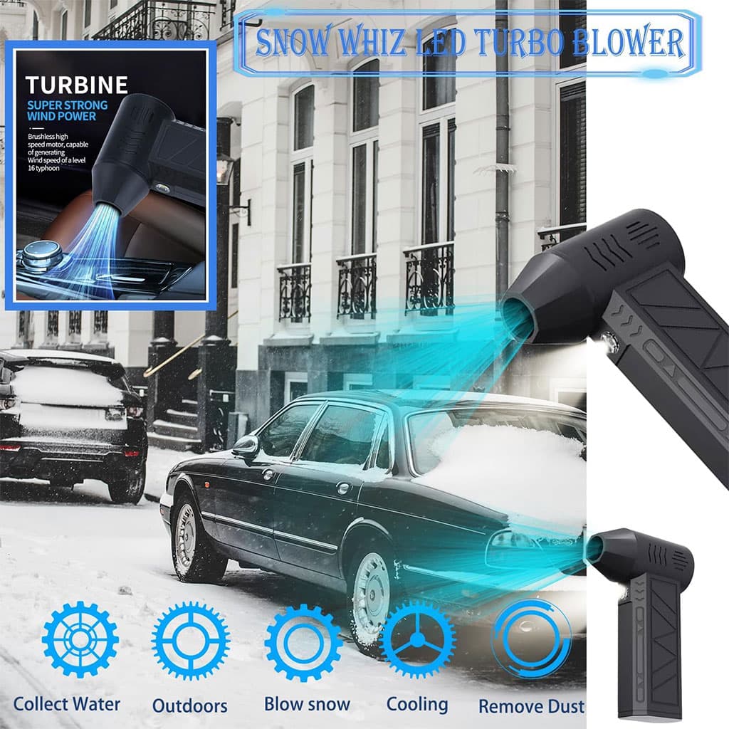 Souffleur avec Ventilateur Turbo à Jet 4 Vitesses V2 – جهاز نسف الهواء محمول - Accessoires Auto/Moto - صورة 5