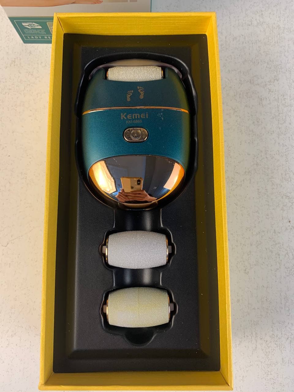 Exfoliant pour les pieds Kemei KM-6865 - مقشر القدمين من كيمي - Électronique - صورة حقيقية 5